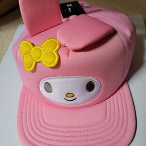 SANRIO My Melody Adjustable 3D Ears Snapback Hat - New with tags
